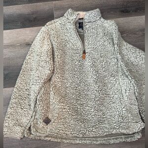 Simply Southern Half Zip Sherpa Pullover